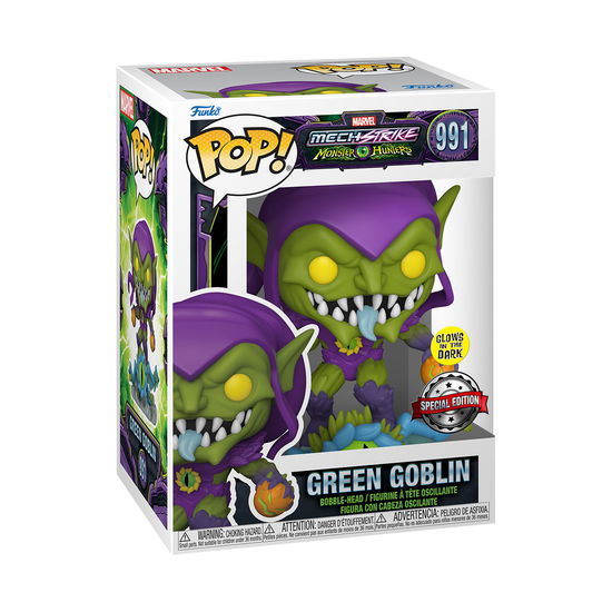 Monster Hunters - Green Goblin (Glow In The Dark) - Funko Pop! Marvel: - Produtos - Funko - 0889698631518 - 15 de setembro de 2022