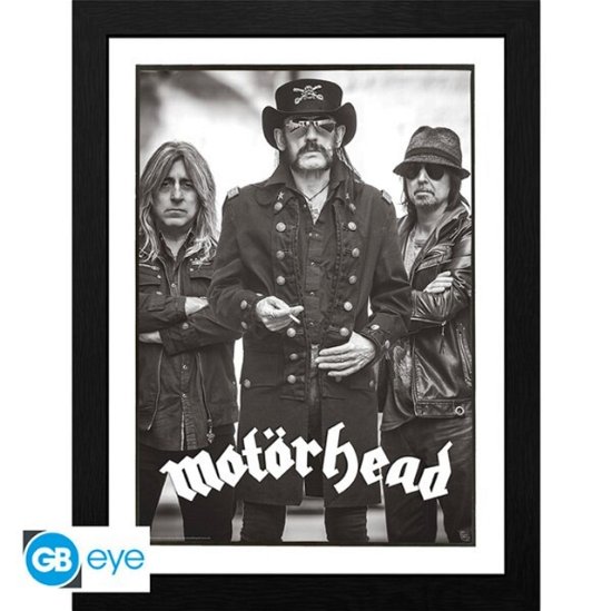 Cover for Motörhead · Motorhead - Group Black And White Framed Print (30x40) (Wall art)