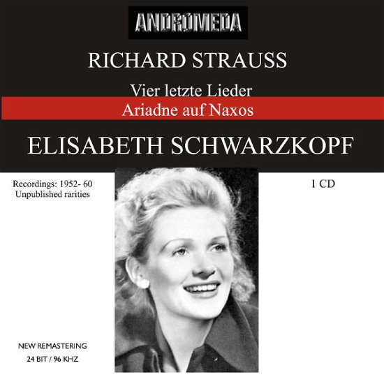 Cover for Strauss · Vier Letzte Lieder Ariadne Au (CD) (2012)