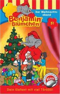 Cover for Benjamin Blümchen · Folge 051: Der Weihnachtsabend (Cassette) (1988)