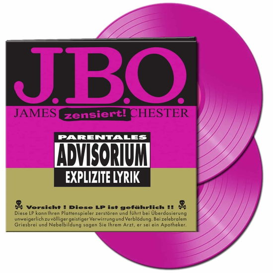 Cover for J.b.o. · Explizite Lyrik (Lim. Gatefold Neon Pink 2lp-set) (VINYL) (2024)