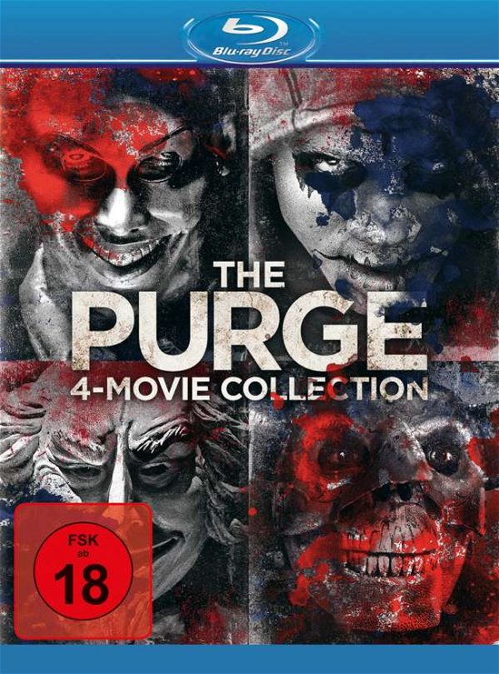 Cover for Ethan Hawke,lena Headey,adelaide Kane · The Purge-4-movie-collection (Blu-ray) (2019)