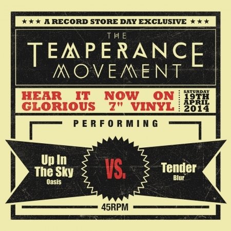 Cover for The Temperance Movement · Up in the Sky / Tender (VINYL) [Reissue edition] (2014)