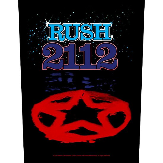 Cover for Rush · 2112 (Backpatch) (Patch) [Black edition] (2019)
