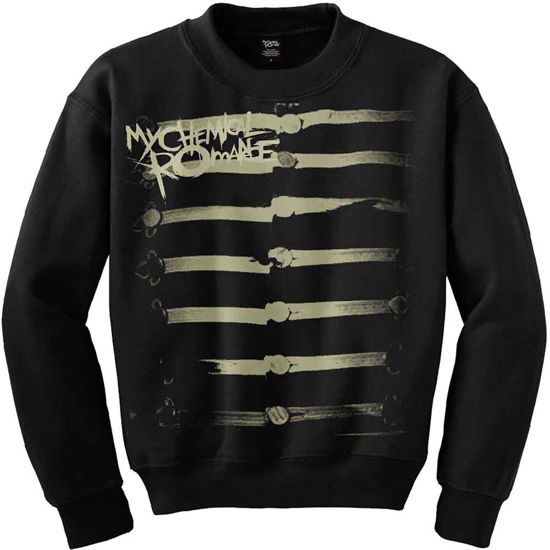 Cover for My Chemical Romance · My Chemical Romance Unisex Sweatshirt: Together We March (TØJ) [size L] [Black - Unisex edition]