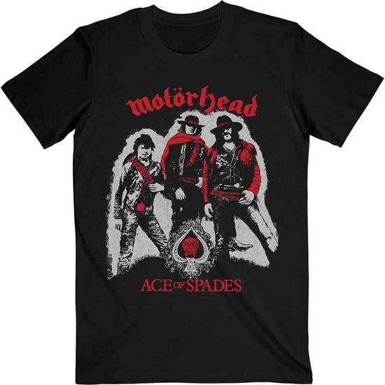 Motorhead Unisex T-Shirt: Ace of Spades Cowboys - Motörhead - Koopwaar -  - 5056368674518 - 