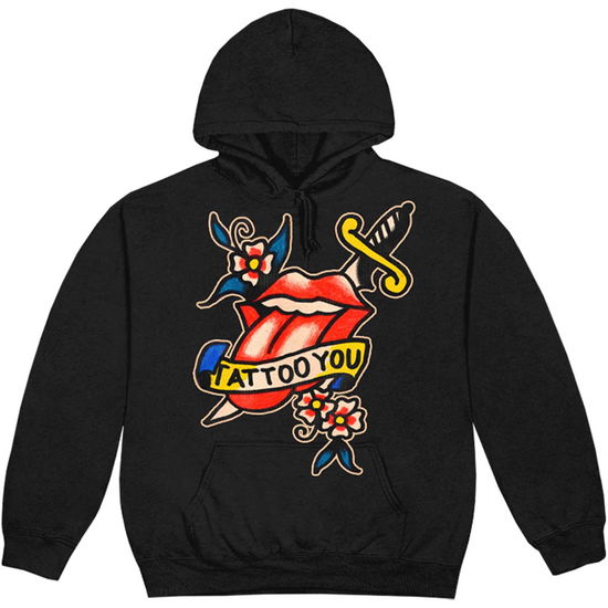 The Rolling Stones Unisex Pullover Hoodie: Tattoo You Lick - The Rolling Stones - Marchandise -  - 5056561062518 - 