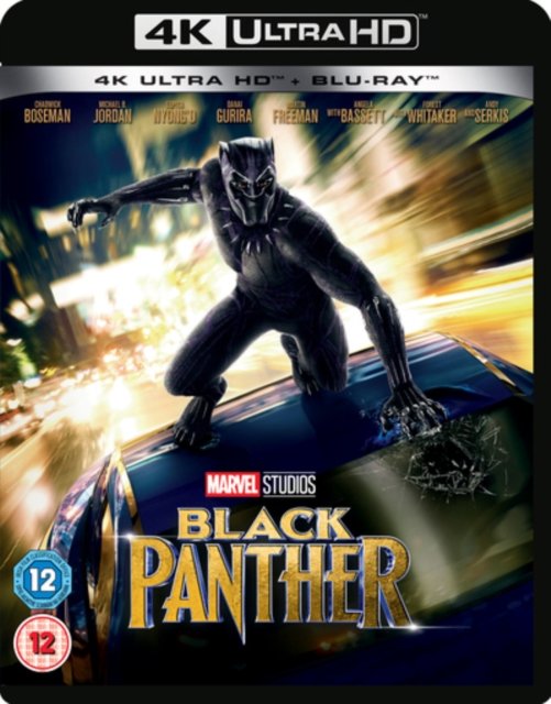 Cover for Black Panther (4k Blu-ray) · Black Panther (4K Ultra HD) (2018)