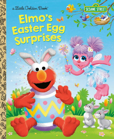 Cover for Christy Webster · Elmo's Easter Egg Surprises (Sesame Street) - Little Golden Book (Hardcover Book) (2020)