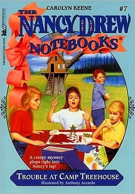 Cover for Carolyn Keene · Trouble at Camp Treehouse (Nancy Drew Notebooks #7) (Paperback Bog) (1995)