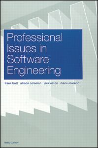 Cover for Frank Bott · Professional Issues in Software Engineering (Paperback Book) (2000)