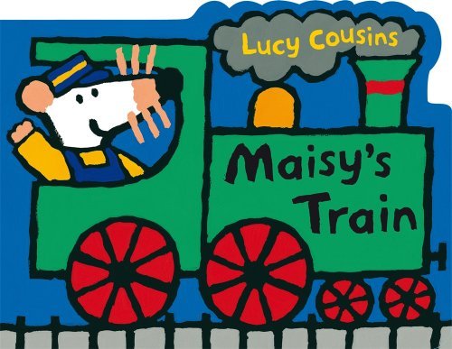 Cover for Lucy Cousins · Maisy's Train: a Maisy Shaped Board Book (Kartongbok) [Brdbk edition] (2009)