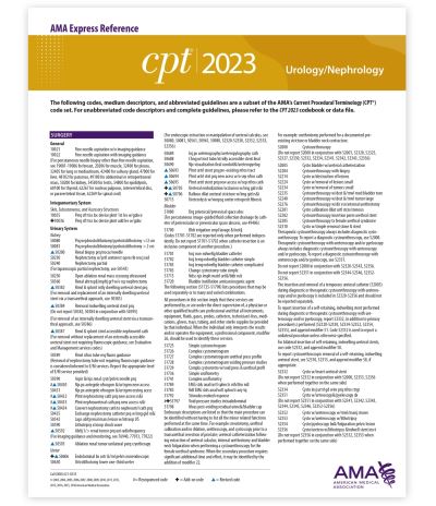 Cover for American Medical Association · CPT 2023 Express Reference Coding Card (Book) (2022)