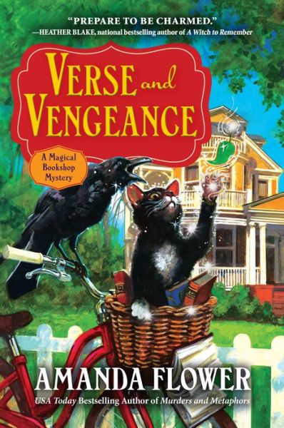 Cover for Amanda Flower · Verse And Vengeance: A Magical Bookshop Mystery (Hardcover Book) (2019)