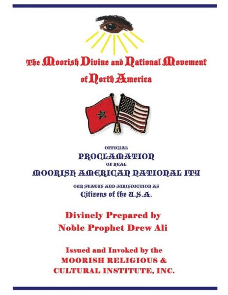 Cover for Timothy Noble Drew Ali · Official Proclamation of Real Moorish American Nationality: Our Status and Jurisdiction as Citizens of the U.S.A. (Paperback Book) (2019)