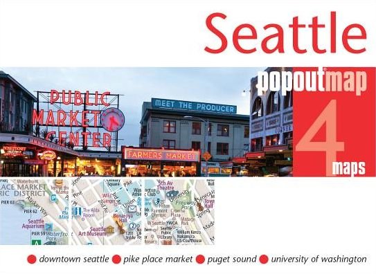 Popout Maps: Seattle Popout Map - Popout Map - Books - PopOut Maps - 9781910218518 - May 1, 2017