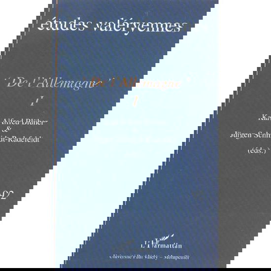 Cover for Jürgen Schmidt-Radefeldt · De l'Allemagne (Paperback Book) (2020)