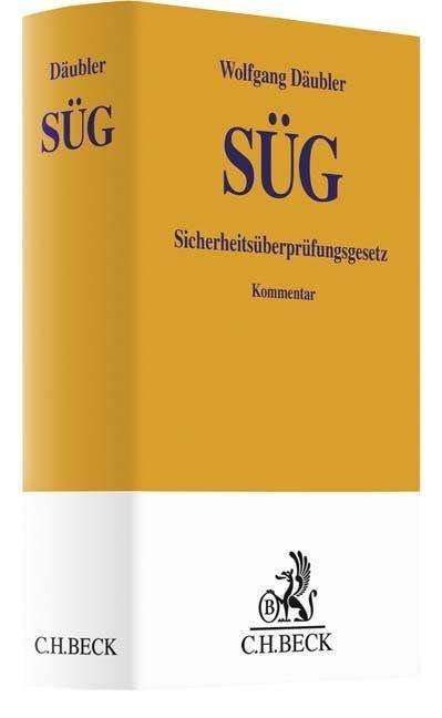 Cover for Däubler · Sicherheitsüberprüfungsgesetz (Book)