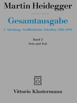 Cover for Martin Heidegger · Martin Heidegger, Sein Und Zeit (1927) (Hardcover Book) (2018)