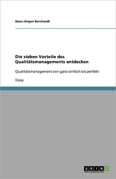 Cover for Borchardt · Die sieben Vorteile des Quali (Book) (2010)