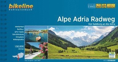 Cover for Esterbauer Verlag · Alpe Adria Radweg Von Salzburg an die Adria GPS - Radtourenbucher (Spiral Book) (2023)