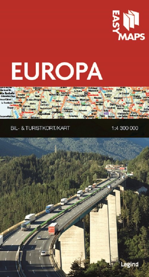 Cover for Legind A/S · Easy Maps - Lande og regioner: Easy Maps - Europa (Map) [1st edition] (2015)