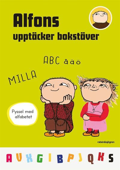 Alfonsprodukter: Alfons upptäcker bokstäver - Karin Johansson - Books - Rabén & Sjögren - 9789129717518 - June 28, 2019