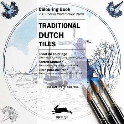 Cover for Pepin Van Roojen · Traditional Dutch Tiles: Colouring Card Book - Colouring Card Book (Pocketbok) (2015)