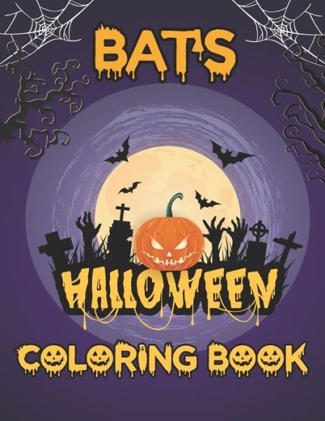 Cover for Blue Zine Publishing · Bats Halloween Coloring Book (Paperback Book) (2020)