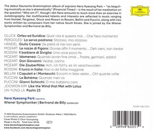 Cover for Hera Hyesang Park, Wiener Symphoniker, Bertrand De · I Am Hera (CD) (2021)