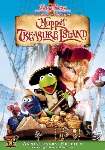 Cover for DVD · Muppet Treasure Island (DVD) [Kermit's 50th Anniversary edition] (2005)