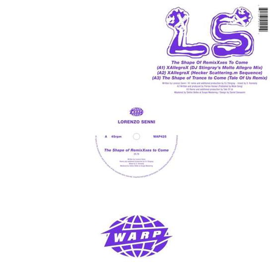 Cover for Lorenzo Senni · Shape of Remixxxes to Come (LP) [Maxi edition] (2018)