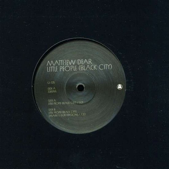 Cover for Matthew Dear · Little People (black City) (LP) (2013)