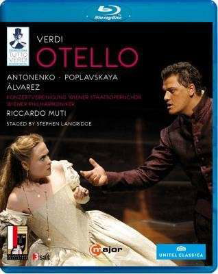 Verdi: Otello - Muti / Vienna Phil / Poplavskaya - Películas - C MAJOR - 0814337012519 - 30 de junio de 2013