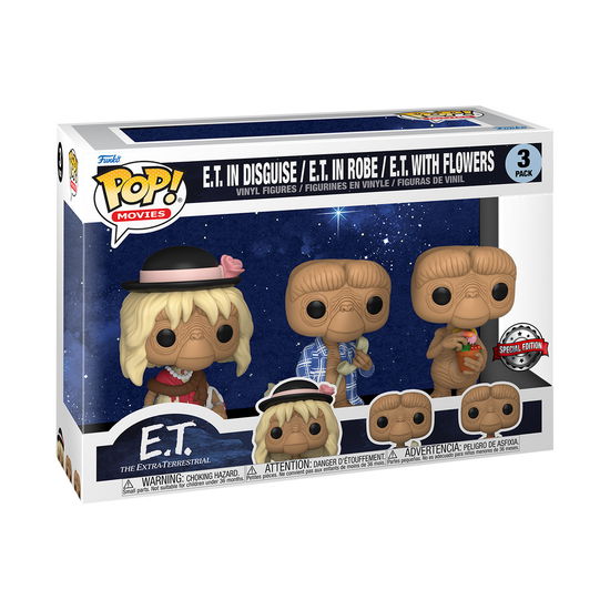 Cover for Funko · E.t: Funko Pop! Movies: E.t. 40th (3 Packs) (Legetøj) (2023)