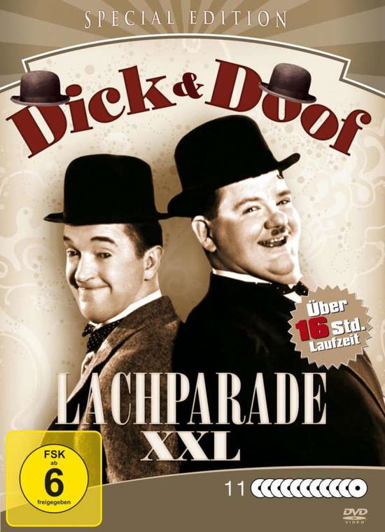 Cover for Oliver Hardy Stan Laurel · Dick &amp; Doof-lachparade Xxl (DVD) (2021)