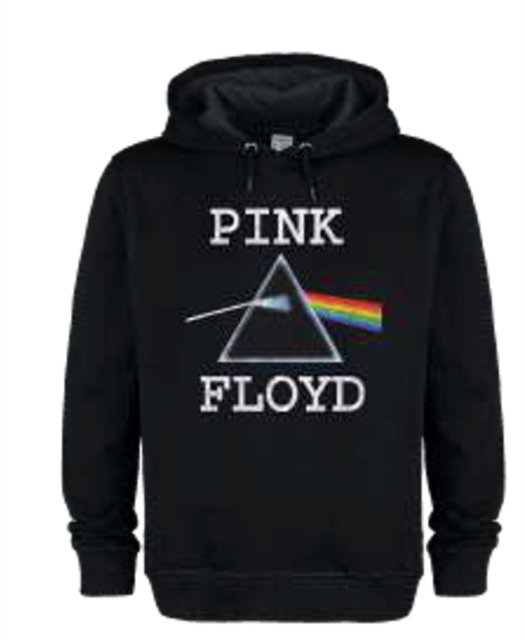 Pink Floyd Darkside Of The Moon Amplified Vintage Black Small Hoodie Sweatshirt - Pink Floyd - Produtos - AMPLIFIED - 5054488894519 - 