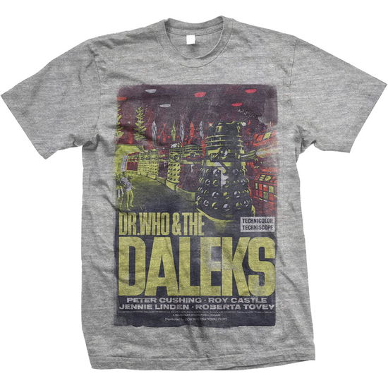 StudioCanal Unisex T-Shirt: Doctor Who & The Daleks - StudioCanal - Marchandise - Bravado - 5055979920519 - 