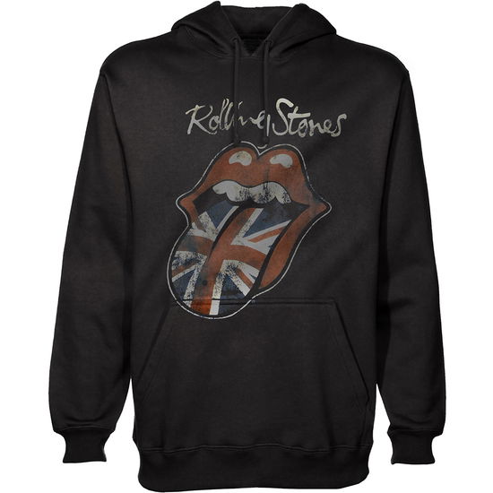 The Rolling Stones Unisex Pullover Hoodie: Union Jack Tongue - The Rolling Stones - Merchandise - Bravado - 5055979988519 - 30. Dezember 2019