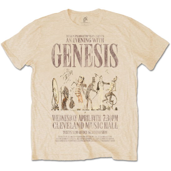 Genesis Unisex T-Shirt: An Evening With - Genesis - Koopwaar - Perryscope - 5055979991519 - 