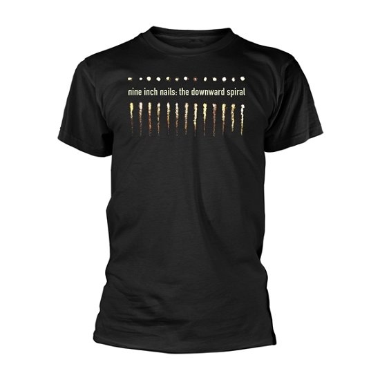 Nine Inch Nails Unisex T-Shirt: Downward Spiral (Back Print) - Nine Inch Nails - Koopwaar - PHD - 5056012042519 - 2 maart 2020