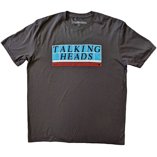 Talking Heads Unisex T-Shirt: Tiled Logo - Talking Heads - Produtos -  - 5056561081519 - 