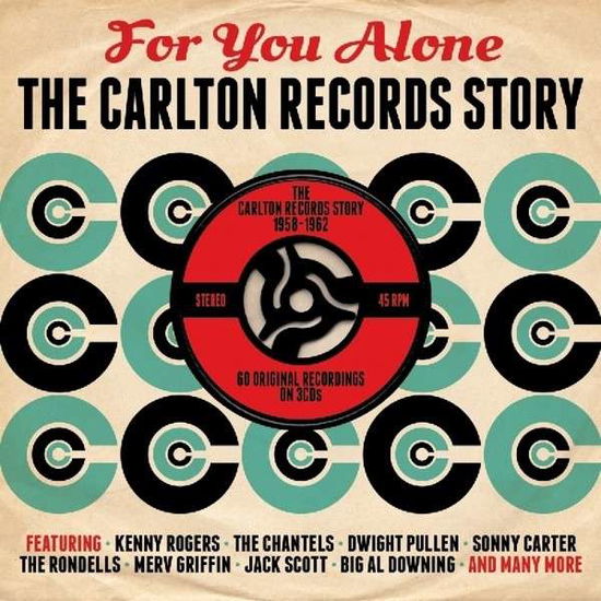 Cover for Various Various Artists · For You Alone-The Carlton Records Story (CD) (2013)