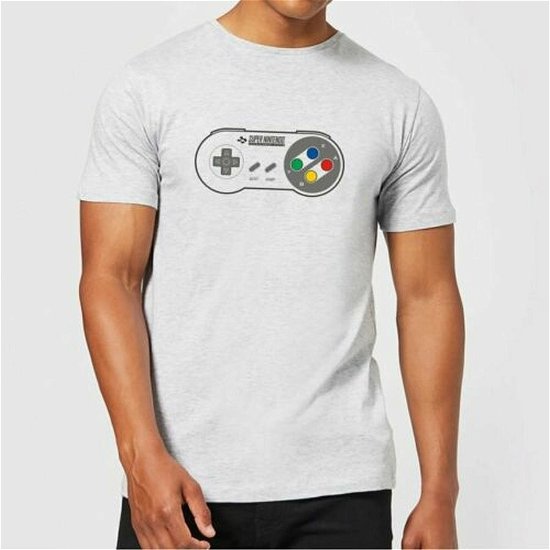 Nintendo SNES Controller Pad Mens Grey T-Shirt - Nintendo - Merchandise -  - 5060452685519 - 