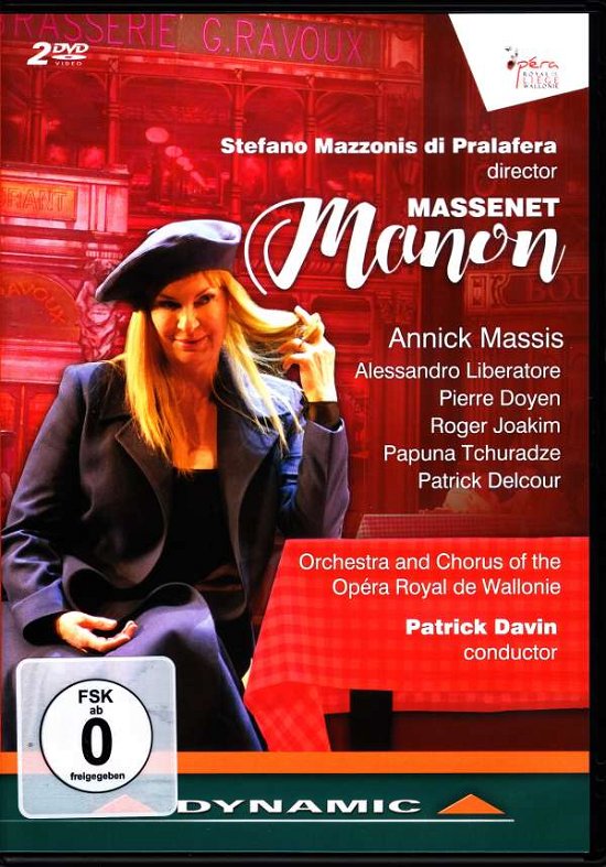 Cover for Massenet / Massis / Liberatore / Davin · Massenet: Manon (DVD) (2016)