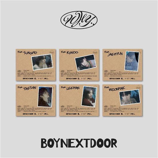 Cover for BOYNEXTDOOR · Why.. 1st EP (Digital Code + Merch) [Random Letter edition] (2023)