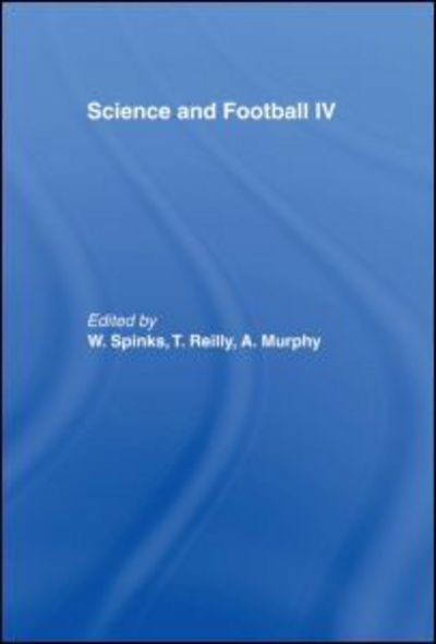 Cover for World Congress of Science and Football · Science and Football IV (Hardcover bog) (2001)