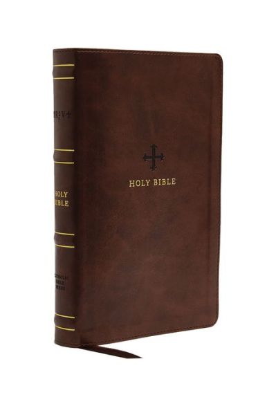 Cover for Catholic Bible Press · NRSV, Catholic Bible, Standard Personal Size, Leathersoft, Brown, Comfort Print: Holy Bible (Leather Book) (2020)