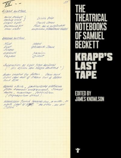 Cover for Samuel Beckett · Krapp's Last Tape: Theatrical Notebooks (Pocketbok) (2021)