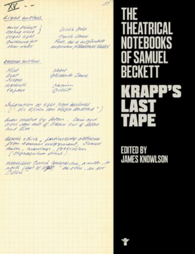 Cover for Samuel Beckett · Krapp's Last Tape: Theatrical Notebooks (Taschenbuch) (2021)